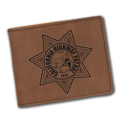 CHP California Highway patrol Leather Wallet CHP Wives Engraved Police Badge Police officer Policeman gifts police officer gift CHP California Highway patrol Leather Wallet CHP Wives Engraved Police Badge Police officer Policeman gifts police officer gift