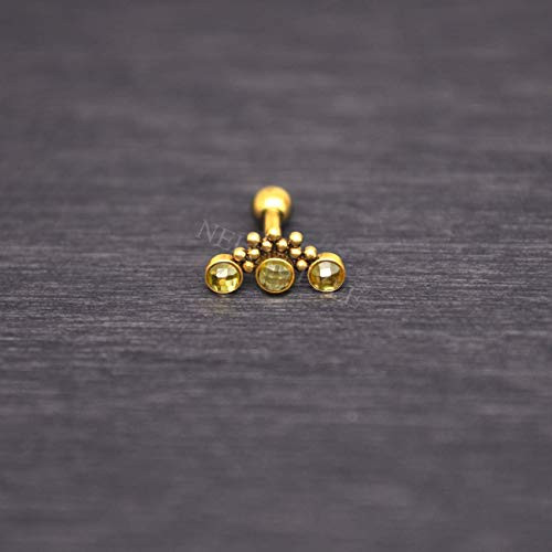 Cartilage Earring Jewelry - Surgical Steel Tragus Piercing Helix Stud Barbell Cartilage Earring Jewelry - Surgical Steel Tragus Piercing Helix Stud Barbell