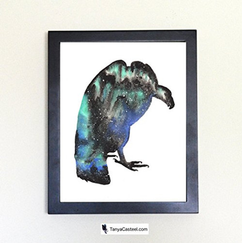 Vulture Spirit Animal Art Print from Watercolor Painting Vulture Spirit Animal Art Print from Watercolor Painting