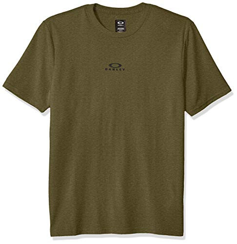 Oakley Mens Bark New Ss Dark Brush Light Heather XL