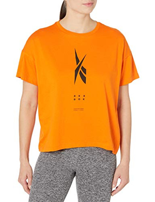Reebok Training Supply Edgeworks Short Sleeve Shirt High Vis Orange 2X18W Reebok Training Supply Edgeworks Short Sleeve Shirt High Vis Orange 2X18W