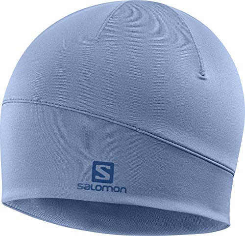 Salomon Mens Standard Active Beanie Copen Blue Dark Denim One Size Fits All