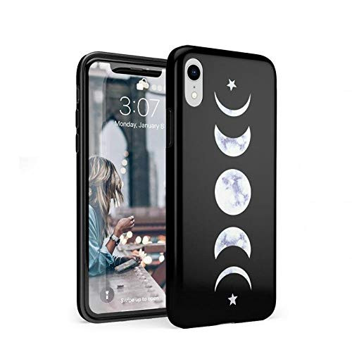 Casely iPhone XR Phone Case - Its Just a Phase   Marble Moon Case - 360 Degree Coverage for Your Phone - Precise Cutouts 1mm Raised Lip Camera Protection - Classic