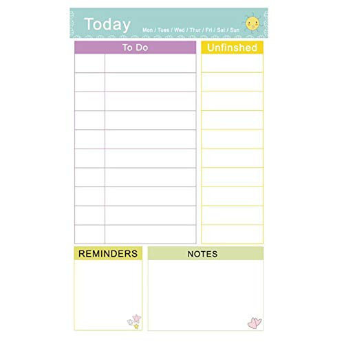 Gallity Magnetic Calendar for Refrigerator Magnetic Dry Erase Calendar Fridge Whiteboard Today List Family Notepad Daily Planner Kitchen Planner Reusable Board Wall Home Decor