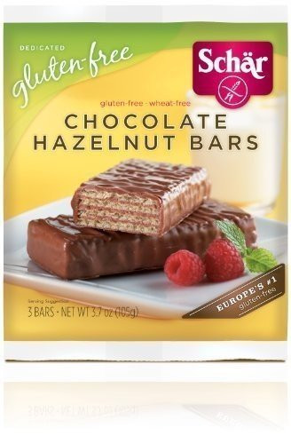 Schar Gluten Free Chocolate Hazelnut Bars 3.7-ounce Pouches 4pk by Schar