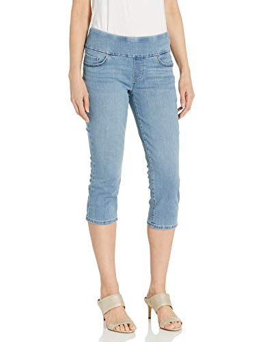 Lee Womens Sculpting Pull on Capri Jean Blue Phoenix 2