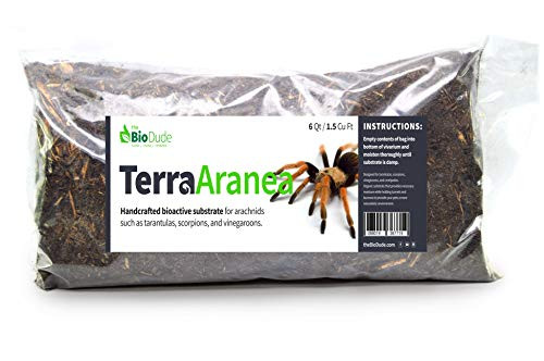 The Bio Dude Terra Aranea 6 quarts Bioactive Substrate for Tarantulas Scorpions Isopods and Millipedes Terrarium and Vivarium The Bio Dude Terra Aranea 6 quarts Bioactive Substrate for Tarantulas Scorpions Isopods and Millipedes Terrarium and Vivarium