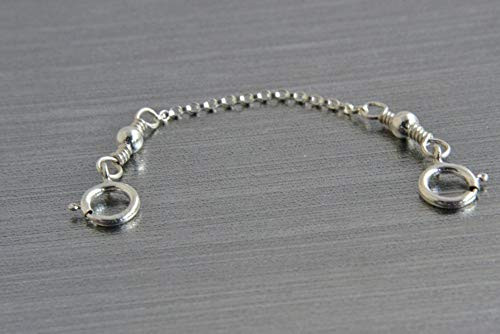 Safety Chain Guard Rolo Chain Sterling Silver 14K Rose Gold Filled or 14K Gold Filled Safety Chain Guard Rolo Chain Sterling Silver 14K Rose Gold Filled or 14K Gold Filled