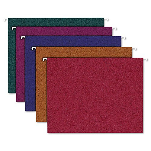 Pendaflex Earthwise Envirotec Recycled Colored Hanging File Folders Letter 20 Box