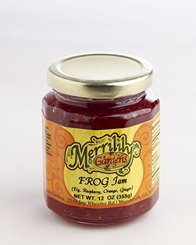 Merrilily Gardens Frog Jam 12oz  Figs Raspberries Oranges and Ginger
