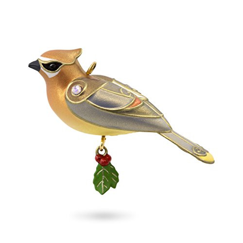 Hallmark Keepsake 2017 Cedar Waxwing Mini Christmas Ornament