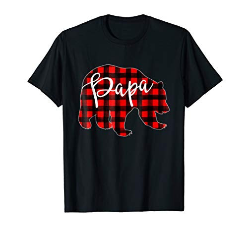 Mens Red Plaid Papa Bear Shirt Matching Pajama Family Buffalo Dad Mens Red Plaid Papa Bear Shirt Matching Pajama Family Buffalo Dad