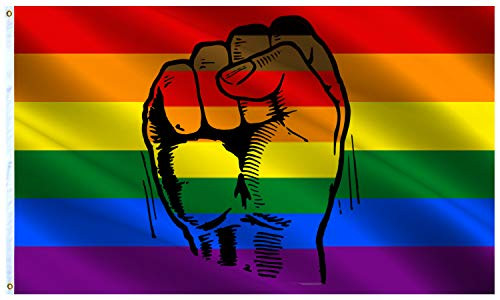 VAFLAG Black Support Power Fist Flag BLM Pride Flag LGBT Flags 3x5 Ft - LGBTQ Gay Rainbow Flag Vivid Color and UV Fade Resistant - Cool Outdoor Indoor Banner with Grommets Canvas Header Wall Flags VAFLAG Black Support Power Fist Flag BLM Pride Flag LGBT Flags 3x5 Ft - LGBTQ Gay Rainbow Flag Vivid Color and UV Fade Resistant - Cool Outdoor Indoor Banner with Grommets Canvas Header Wall Flags