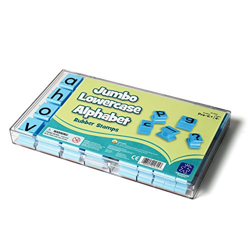 Educational Insights See and Stamp Jumbo Lowercase Alphabet Rubber Stamps