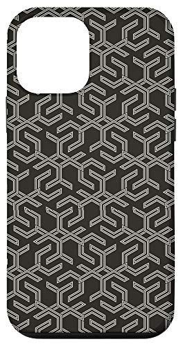 iPhone 12 mini Modern Tech lines pattern Case