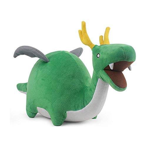NOA Dragon Plush Toy Stuffed Animal Dragon with Wings and Horns Home Decoration Plush Toy Pillow Green Dinosaur Toys Toru Anime Plush Gift for Kids Men Women