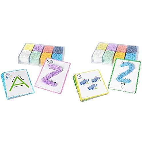 Educational Insights Playfoam Shape  and  Learn Alphabet  and  Numbers Set Letters  and  Numbers Formation Fine Motor Learning Activity for Ages 3 plus