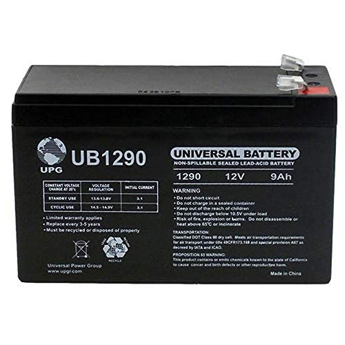 Universal Power Group 12V 9Ah SLA Battery Replacement for Viking K-2 Slide Gate Operator