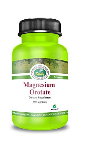 Magnesium Orotate 50 mg 90 Capsules Single