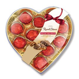 Russell Stover Pecan Delight Gift Heart 5 oz.