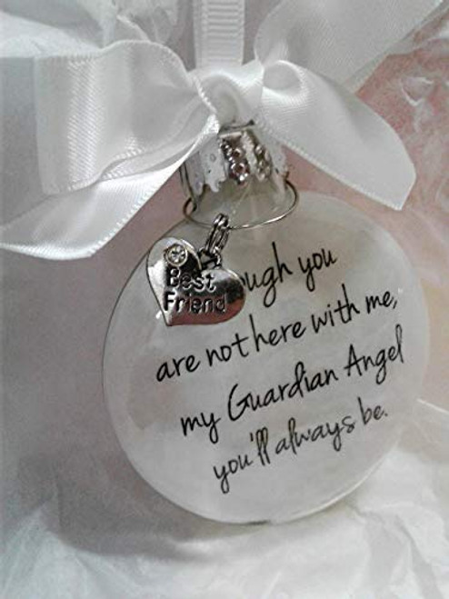 Best Friend Memorial Christmas Ornament Bereavement Gift My Guardian Angel Youll Always Be Best Friend Memorial Christmas Ornament Bereavement Gift My Guardian Angel Youll Always Be