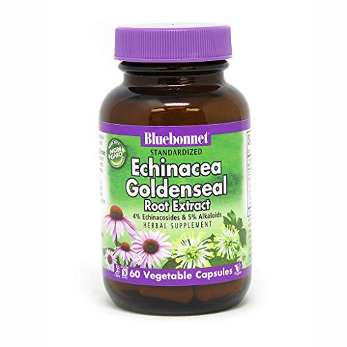 BlueBonnet Echinacea Goldenseal Root Extract Supplement 60 Count