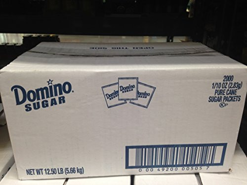 Domino sugar pure cane 2000 ct packets