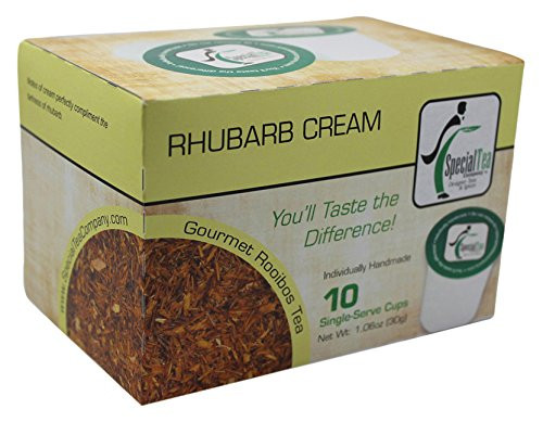 Special Tea Rooibos Tea Single Serve Cup Rhubarb Cream 1.06 Ounce