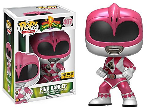 Funko Pop! Mighty Morphin Power Rangers, Pink Ranger Metallic Exclusive Vinyl Figure Funko Pop! Mighty Morphin Power Rangers, Pink Ranger Metallic Exclusive Vinyl Figure