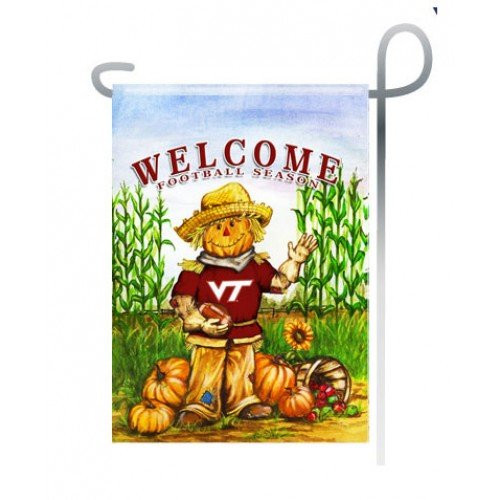 NCAA Virginia Tech Hokies Fall Holiday Garden Flag NCAA Virginia Tech Hokies Fall Holiday Garden Flag