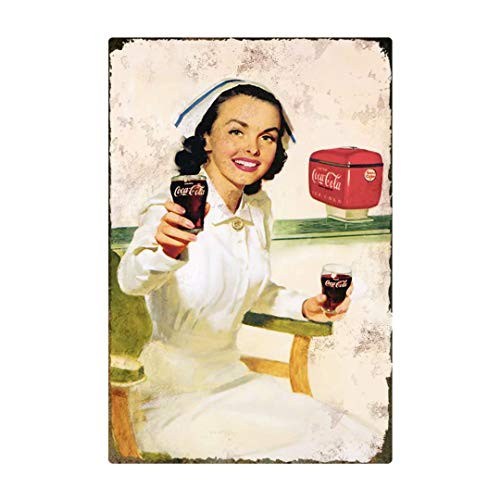 Metal Vintage Coca-Cola Tin Signs Retro Wall Decor Vintage Bar Signs Coke Tin Sign 12x16 Inch Metal Vintage Coca-Cola Tin Signs Retro Wall Decor Vintage Bar Signs Coke Tin Sign 12x16 Inch