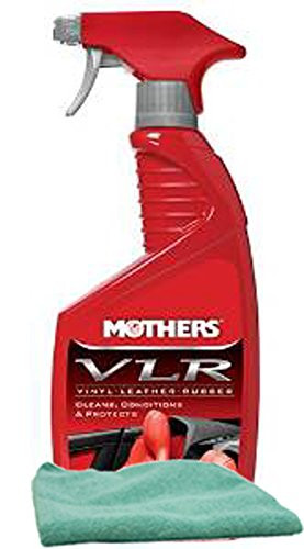 Mothers Vinyl Leather  and  Rubber  VLR  Care  24 oz.  Bundle with Microfiber Cloth  2 Items