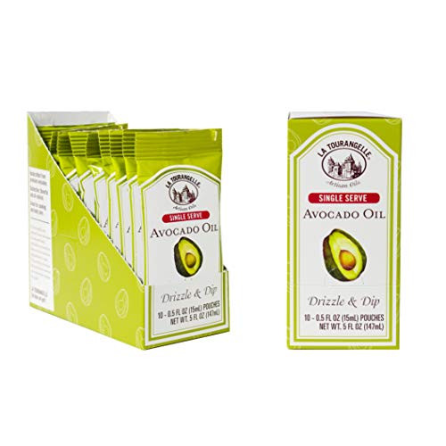 La Tourangelle Avocado Oil Pouches 0.5 Ounce 3-Carton Pack  30 pouches   Packaging may Vary