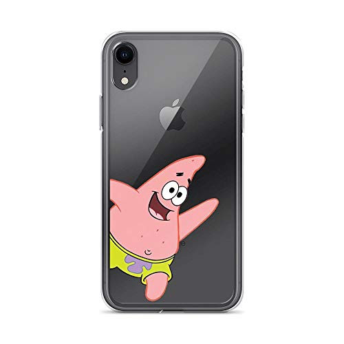 Gryss Compatible with iPhone XR Case Funny Patrick Star Spongebob Squarepants Pure Clear Phone Cases Cover