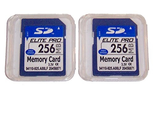 2 Pack of 256mb SD Memory Card, 256 mb Secure Digital Flash Memory Cards Pack of 2