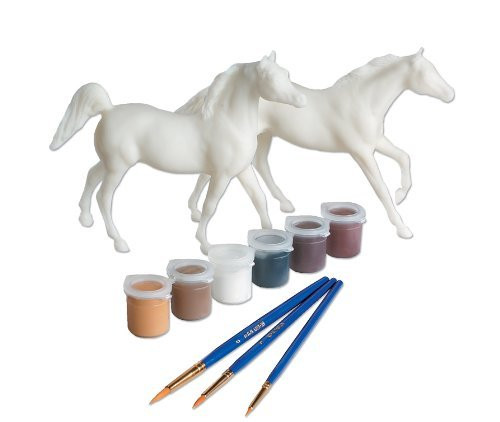 Breyer Paint Your Own Arabian and Thoroughbred Horse Craft Activity Set Breyer Paint Your Own Arabian and Thoroughbred Horse Craft Activity Set