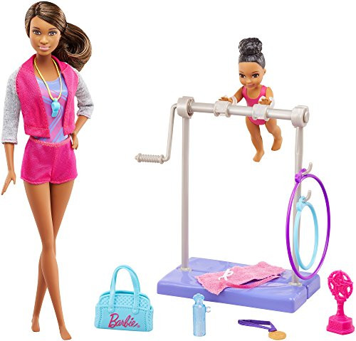 Barbie Careers Gymnastic Coach Playset, Brunette Barbie Careers Gymnastic Coach Playset, Brunette