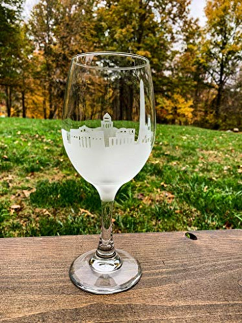Washington D.C Wine Glass-D.C. Washington D.C Wine Glass-D.C.