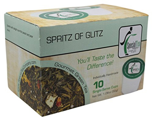 Special Tea Green Tea Single Serve Cup Spritz of Glitz 1.06 Ounce Special Tea Green Tea Single Serve Cup Spritz of Glitz 1.06 Ounce