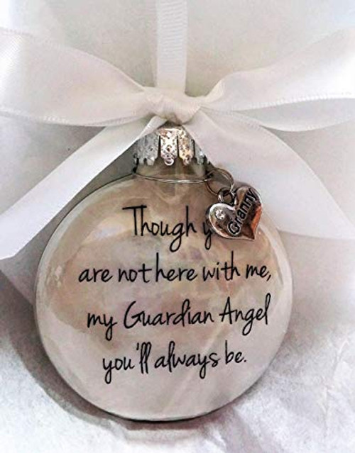 In Memory of Granny Sympathy Gift My Guardian Angel Grandmother Memorial Christmas Ornament In Memory of Granny Sympathy Gift My Guardian Angel Grandmother Memorial Christmas Ornament