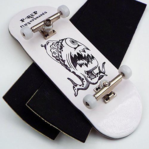 Peoples Republic P-Rep Alien Brain 34mm Complete Wooden Fingerboard w CNC Lathed Bearing Wheels 