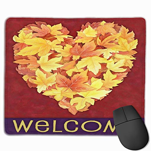 Personalized Mouse Pad Gaming Mouse Pad Best Mouse Pad Ergonomic Mouse Pad-Home Garden Leaf Heart
