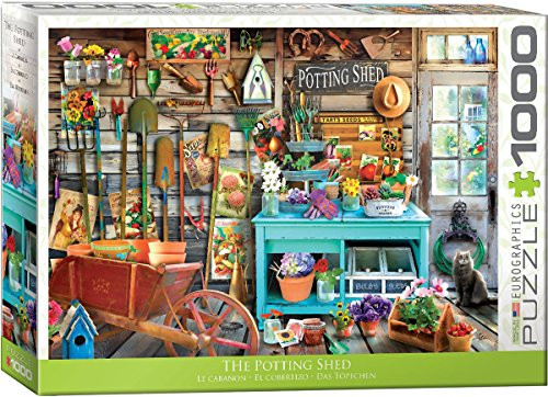 EuroGraphics the Potting Shed 1000-Piece Puzzle Jigsaw (1000 Piece)