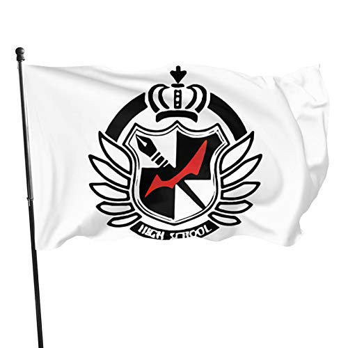 OXOFDTZCV Danganronpa Flag Vivid Color and Uv Fade Resistant with Brass Grommets 3 X 5 Feet 3x5 Flag