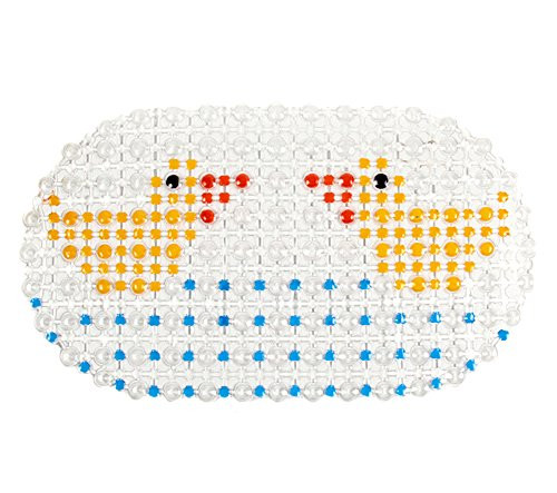 EUBUY Cartoon Colorful PVC Non Slip Bath Mat Home Bathroom Shower Bathtub Floor Safety Massage Mat Pad  Duck