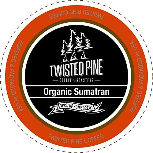 Twisted Pine Coffee 100 percent Organic Sumatran Dark Roast Single-Serve Cups for Keurig K-Cup Brewers 24 Count Twisted Pine Coffee 100 percent Organic Sumatran Dark Roast Single-Serve Cups for Keurig K-Cup Brewers 24 Count