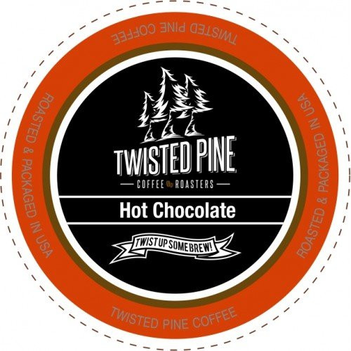 Twisted Pine Coffee Milk Chocolate  Hot Chocolate Single-Serve Cups for Keurig K-Cup Brewers 24 Count