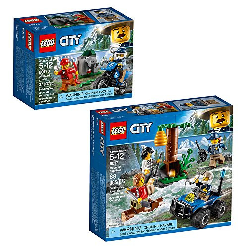 LEGO City Police City Police Bundle Building Kit (125 Piece) Stacking Toys LEGO City Police City Police Bundle Building Kit (125 Piece) Stacking Toys
