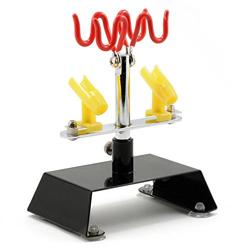 Master Airbrush Brand Table Top Airbrush Holder Station Stand Holds 4 Airbrushes Swivel Tilt Set