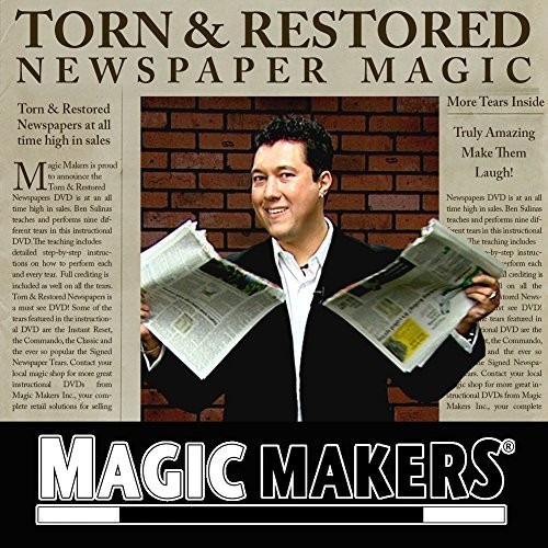 Magic Makers Torn and Restored Newspaper Illusion - Learn 9 Methods